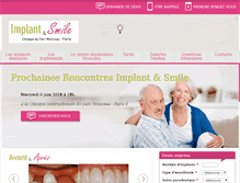 Tablet Screenshot of implantandsmile.com